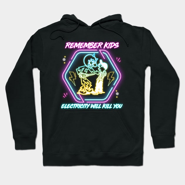 NEON LAMP  REMEMBER KIDS Hoodie by loveislive8